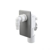 Alca plast siphon en chrome pour machine à laver APS3
