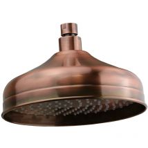 Alcachofa de ducha en acabado cobre de estilo antiguo Sphera SIR cobre