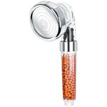 Gnc Home - alcachofa de ducha portatil con filtracion de 3 capas y alta presion cabezal de ducha con filtro de polipropileno tres modos de ducha