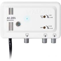Breitband-antennenverstärker 2 Tv Vhf Uhf Ai-201 Alcad