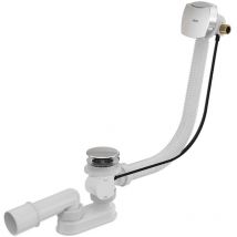 Alcadrain - Ablaufgarnituren - Badewannen-Ab- und Überlaufgarnitur mit Füllung, Länge 1000 mm, Chrom A564CRM1-100