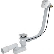 Alcadrain Ablaufgarnituren - Badewannenab- und -überlaufgarnitur mit Füllung, Länge 1200 mm, Metall A564KM3-120