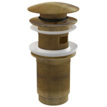 Alcaplast - Alcadrain Accessori - Presa per lavabo, ClickClack, bronzo antico A392ANTIC