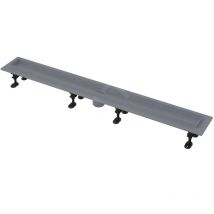 Alcadrain - Douchegoten - Caniveau de douche Optimal 850 mm, avec rebord pour grille perforée ou insertion de tuiles, sans