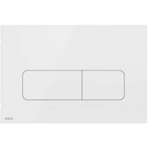 Flat - Betätigungsplatte, weiß glänzend moon-white - Alcadrain