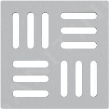Alcadrain - Grilles - Grille 102x102 mm, acier inoxydable MPV011