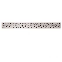 Alcadrain Grilles - Grille pour caniveau de douche linéaire 850 mm, inox brillant BUBLE-850L