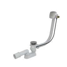 Alcaplast - Alcadrain Sistemi di scarico - Set di scarico e troppopieno per vasca da bagno con riempimento, lunghezza 800 mm, cromo A564CRM1-80