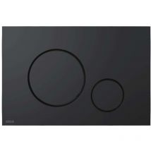 Alcadrain Thin - Placca di comando, antibatterica, nero opaco M678