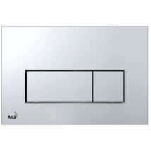 Alca – Piastra di comando Two-touch – Cromo lucido – 250x170x36mm – Doppia azione