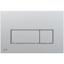 Alca - Piastra di comando a doppio tocco, cromo opaco (M572)
