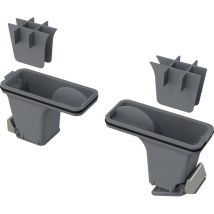 Alcadrain - Set von kombinierten Geruchsverschlüssen für Edelstahl Duschrinnen