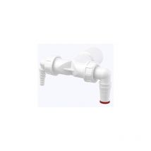 Alcadrain - alcaplast P156Z double raccord DN40/32 et 8-23 avec clapet anti-retour.