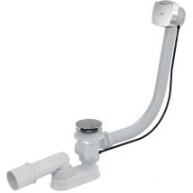 Alcadrain Garnitures de vidage - Kit vidange et trop-plein pour baignoire, longueur 1000 mm, chromé A51CRM-100
