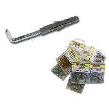 Alcayatas rosca taco 19x60 mm 2035 blister 7 , Alcayatas roscadas con taco, modelo 2035.Tamaño:19x60mmBlister. - Wurko
