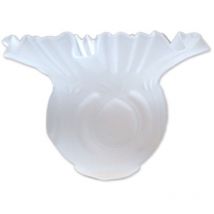 Alcazaba abat-jour en verre mat 10x15cm avec embouchure 5cm
