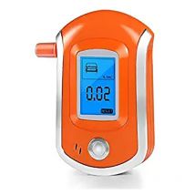 Fitags - Alcootest Ethylotest Electronique, Ethylotest Portable Professionnel avec écran led pour Un Usage Personnel et Professionnel (orange, 103 x