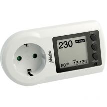 Moniteur de consommation électrique (3xLR44 non inclus) (16A 250V) couleur blanc - Alecto
