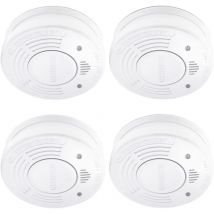 Alecto Rauchmelder mit 10 Jahren Batterielaufzeit, 4er-Pack