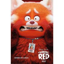 Alerte rouge - panda roux mei - poster 61X91CM Pyramid PP35002