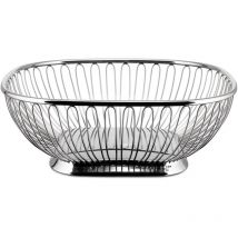 Alessi - 845 quadratischer Drahtkorb aus Edelstahl