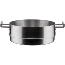 Convivio DC307 - Cestello per Cotture al Vapore di Design, in Acciaio Inossidabile 18/10 e Manici in Acciaio con Rivestimento in pvd, Satinato