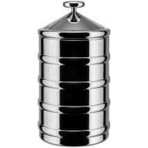 Alessi - Kalistò 3 CB03 - Bote de Design, en Acero Inoxidable 18/10 con Pomo en Aluminio, 114 cl
