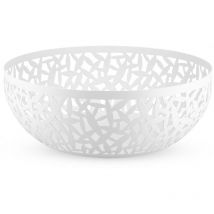 Alessi - MSA04/29 w Cactus Obstschale, durchbrochen, aus Stahl weiß