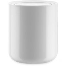 Alessi Birillo PL10 W Cestino di Design in PMMA, Bianco