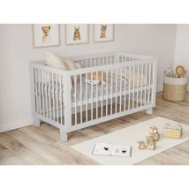 Alexander Cot Bed 140x70cm (White)