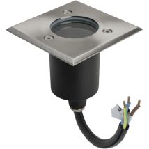 Spot encastrable extérieur sol – Luminaire d'éclairage carré ALFA MINI GU10 – Acier inoxydable – IP67 – 220-240V