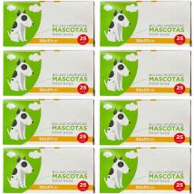 Alfapac - 8 Estuches 25 bolsas higiénicas para mascotas