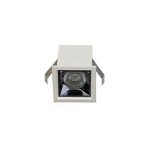 Larissa Lighting - Alfata Grille Single Downlight Empotrable 5W 3000K Blanco