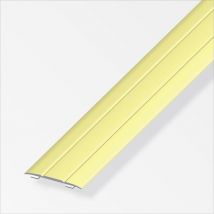 Bergangsprofil 1 m, 37 x 2.5 mm Aluminium eloxiert messing Übergangsprofile - Alfer