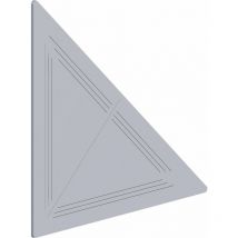Knotenblech 110 x 110 mm, 2 Stück Aluminium Bleche - Alfer