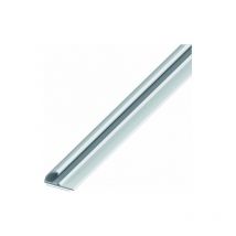 Profilo per bordi autoadesivo alluminio Argento Satinato mm. 26x13 mt. 1 5 pz - Alfer