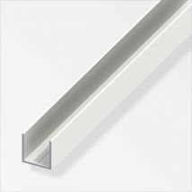 Alfer - Quadrat-U-Profil 23,5 x 23,5 x 1000 mm Aluminium Aluminiumprofil u Schiene