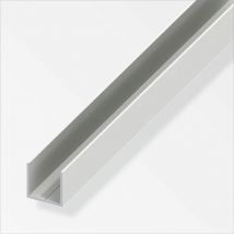 Quadrat-U-Profil 7,5 x 7,5 x 2500 mm weiß Kunststoff Profil u Schiene - Alfer