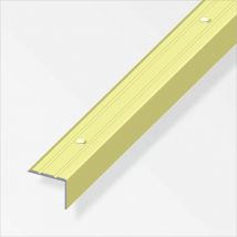 Alfer - Treppenprofil 2 m, 25 x 20 mm Aluminium eloxiert messing Treppenprofile