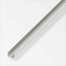 Alfer U-profil 10 X 24 X 1000 Mm Weiß Pvc Profil Kunststoffprofil U Schiene