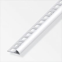 Alfer Viertelkreisprofil Aluminium eloxiert silber Fliesenschienen