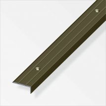 Winkelprofil 2 m, 25 x 10 mm Aluminium eloxiert bronze Winkelprofile - Alfer