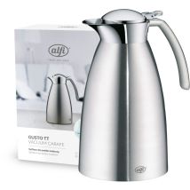 Alfi Gusto Tt 1,0l, Caraffa Isolante In Acciaio, Coperchio Mobile, Caldo Per 12 Ore, Freddo Per 24 Ore, Caraffa Thermos Durevole, Ottima Caraffa Da 