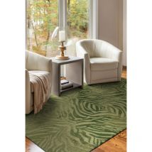 Beneffito - alfombra - colección zebra imperial jade - Alfombra - verde - 240x340cm