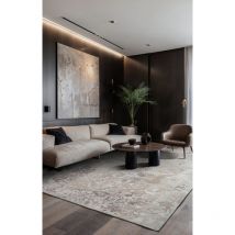 Beneffito - alfombra - colección heris pelo de ratón - Alfombra - gris - 240x340cm