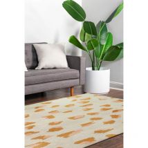 Tapis - collection leo Beneffito cammello - Tapis - blanc - 170x240cm