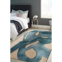 Beneffito - tapis - collection swing lagoon blue - Tapis - bleu - 170x240cm