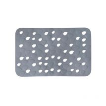 Alfombra de bañera pvc drops 35x53cm Spirella Gris