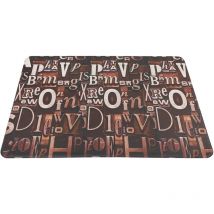 Comercial Candela - Alfombra Cocina 45X180 cm En Vinilo/Viscoelastica Alfombra Antifatiga Trieste