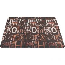 Comercial Candela - Alfombra Cocina 50X80 cm En Vinilo/Viscoelastica Alfombra Antifatiga Trieste